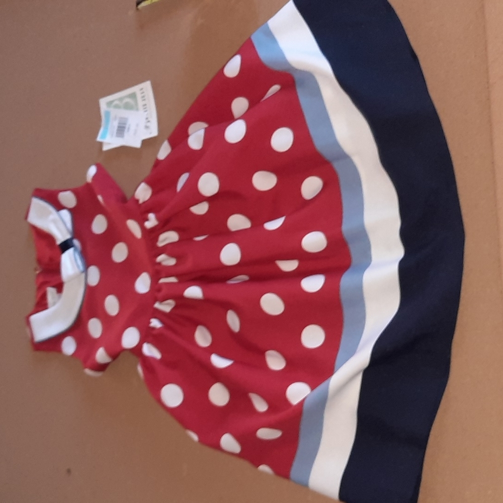 Bonnie Jean Polka Dot Dress